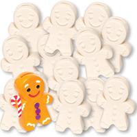 Gingerbread Man Ceramic Coin Banks Bulk Pack (Pack of 30)