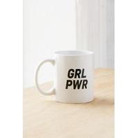 Girl Power Graphic Mug, WHITE