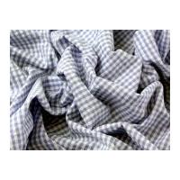 Gingham Check Cotton Seersucker Dress Fabric