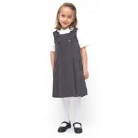 Girls Classic School Pinafore - Grey - Infant