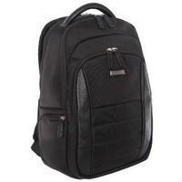 Gino Ferrari Platinum Velocity 16 Inch Laptop Backpack Leather Trim
