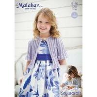 Girls Occasion Cardigans in Stylecraft Malabar (9166)