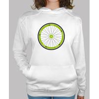girl sweatshirt wheel