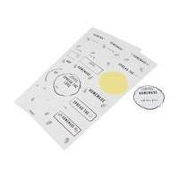 Ginger Ray Monochrome Jar Label Stickers 40 Pack