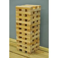 Giant Wooden Block Tower Garden Game by Kingfisher
