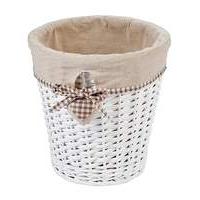 Gingham Heart Waste Bin
