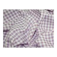 gingham check dress fabric lilac