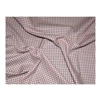 Gingham Cotton Canvas Dress Fabric Lavender