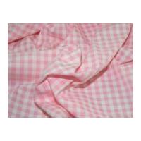 gingham check dress fabric pale pink