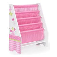 Girls Pink Patchwork Sling Bookcase