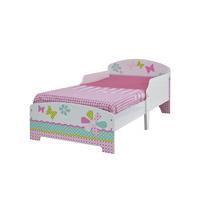 Girls Pretty n Pink Patchwork Toddler Bed