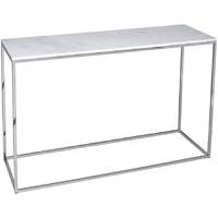 Gillmore Space Kensal Marble Console Table - with Polished Base