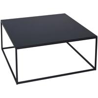 gillmore space kensal black coffee table with black base square