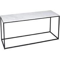 gillmore space kensal marble tv stand with black base