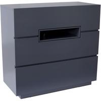 Gillmore Space Savoye Graphite Chest of Drawer - with Graphite Accent