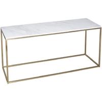 Gillmore Space Kensal Marble TV Stand - with Brass Base