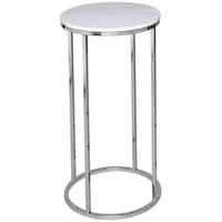 Gillmore Space Kensal Marble Lamp Stand - with Polished Base Circular