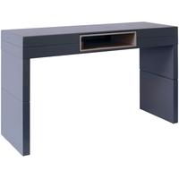 Gillmore Space Savoye Graphite High Console Table - with Stone Accent