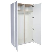 gillmore space essentials white wardrobe with oak