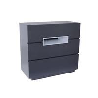 gillmore space savoye graphite chest of drawer with white accent