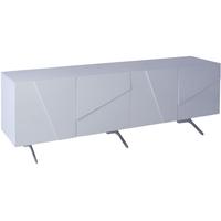 Gillmore Space Glacier Gloss White Sideboard - 4 Doors