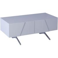 Gillmore Space Glacier Gloss White Media Sideboard - Low Small 2 Doors