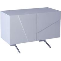 Gillmore Space Glacier Gloss White Sideboard - 2 Doors