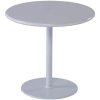 gillmore space walter circular gloss white side table