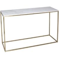 gillmore space kensal marble console table with brass base