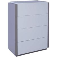 gillmore space marlow stone chest of drawer 4 drawers with white accen ...