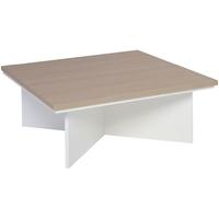 gillmore space essentials white coffee table with oak