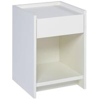 Gillmore Space Essentials White Bedside Cabinet