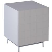 gillmore space barcelona white bedside cabinet left side hinged