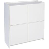 Gillmore Space Essentials White Square Sideboard