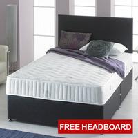 giltedge beds visco bonnell 2ft 6 small single divan bed free headboar ...
