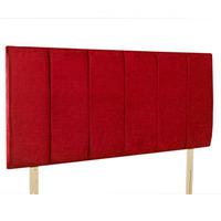 Giltedge Beds Oxford Red 3FT Single Fabric Headboard