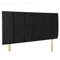 Giltedge Beds Oxford Black 3FT Single Fabric Headboard