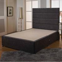 Giltedge Beds 3FT Single Divan Base - Chenille Fabric