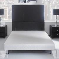 Giltedge Beds 3FT Single Divan Shallow Base - White Quilted