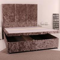 giltedge beds end opening 5ft kingsize ottoman base crushed velvet fab ...