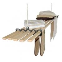 Gismo 5 Lathe Kitchen Clothes Airer, White, 1.2m