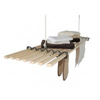 Gismo 7 Lathe Kitchen Maid Clothes Airer, Ivory, 0.9M