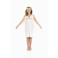 Girls Cleopatra Girl Costume For Egyptian Pharaoh Fancy Dress Kids Childrens Medium Age 6-8 years