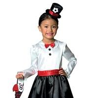 girls victorian nanny costume poppins book week day mary kids parrot f ...
