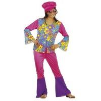 Girls Hippie Girl Child 140cm Costume Medium 8-10 yrs (140cm) for 60s 70s Hippy Fancy Dress