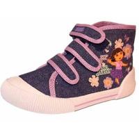 Girls Dora The Explorer Sweeties Canvas Boot Shoe