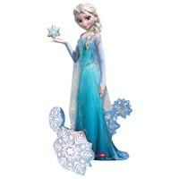 Giant 144cm Disney Elsa Frozen AirWalkers Balloon Snow Ice Queen Foil Ice Party Birthday Balloons Girls Event Fairytale