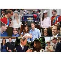 Gibsons Will & Kate and Baby George Jigsaw Puzzle (1000 Pieces)