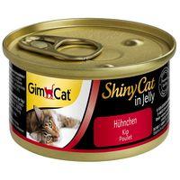 GimCat ShinyCat Jelly 6 x 70 g - Tuna & Shrimps