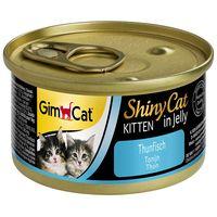 GimCat ShinyCat Jelly Kitten 6 x 70g - Tuna